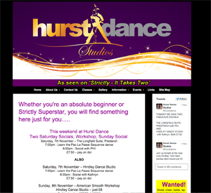 Hurst Dance home page